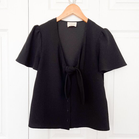 Sezane - Eloine Blouse - Black (EU 36) - Picture 2 of 9